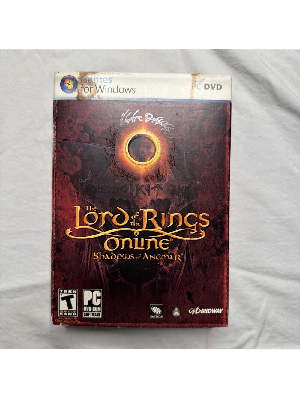 New Lord of the Rings Online: Shadows of Angmar (PC, 2007) 2 Disk-used-  #388